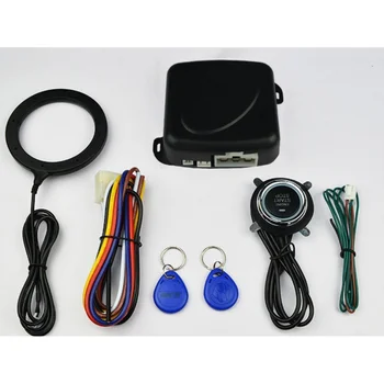 

Car security System Car Alarm System Anti-theft Push start stop Button System RFID Sensing Push Start