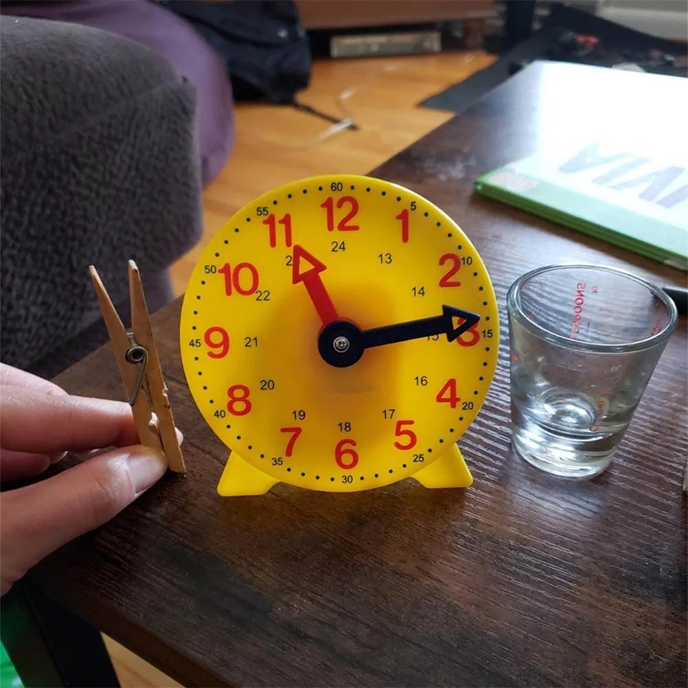Children Educational Alarm Clock Adjustable Time Learning Clock Early Teaching Tool Number