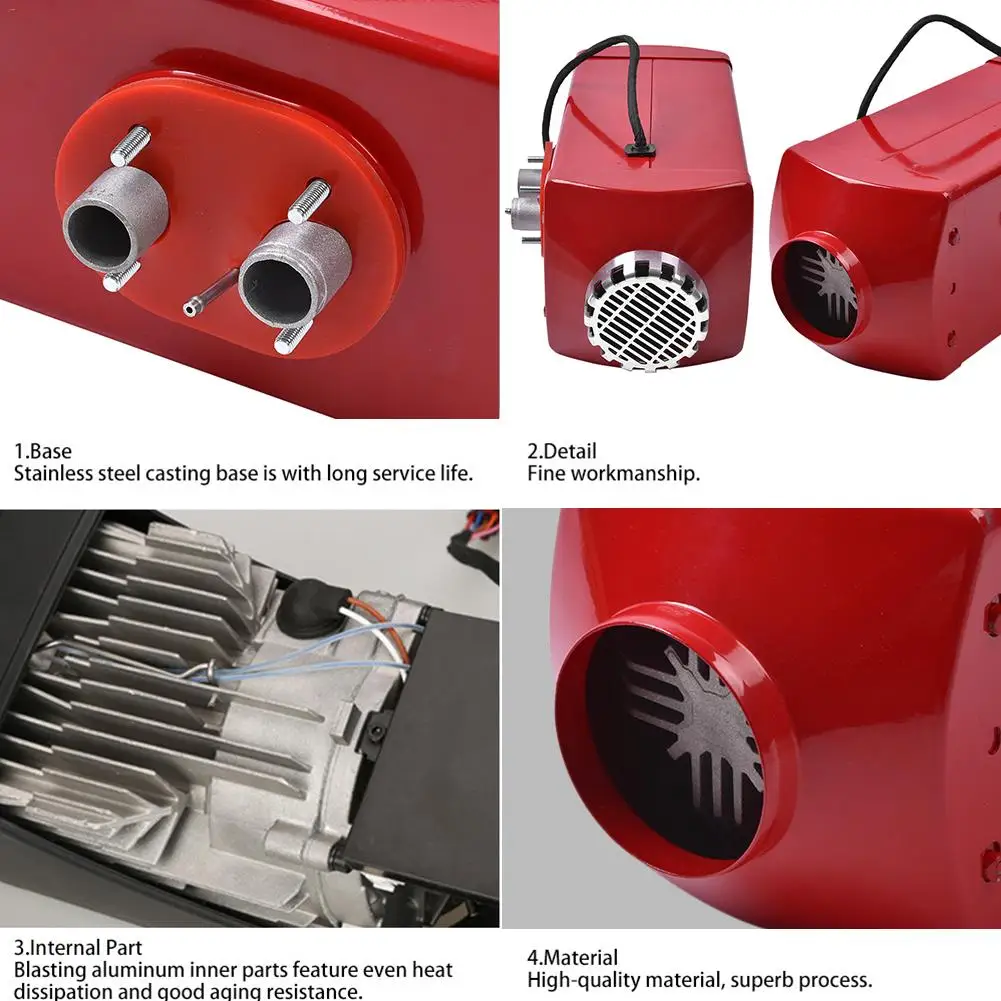 5 кВт воздуха Дизели нагреватель стояночного отопления машина все в одном комплекте с пультом дистанционного управления выхлопной трубы воздуховод для RV грузовики, лодки
