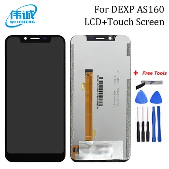 

WEICHENG For DEXP AS160 A LCD Display and Touch Screen Digitizer Assembly Phone Accessories With Tools And Adhesive