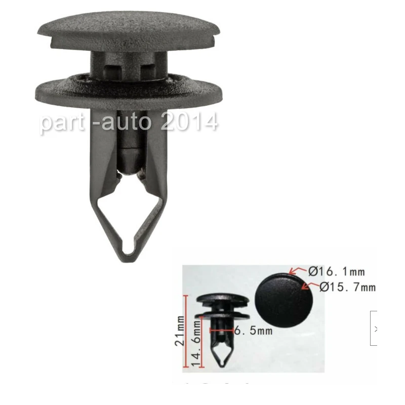 

100x / 500x OEM Trunk Interior Side Trim Push-Type Clips For Acura Honda 90667-TC0-U01-ZA 90667TC0U01ZA