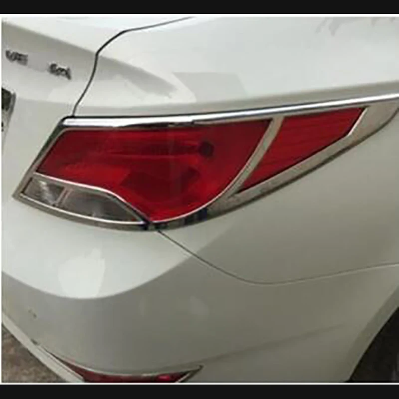 Для hyundai 14-16 Verna передний большой абажур переоборудование специальный задний фонарь коробка яркая полоса