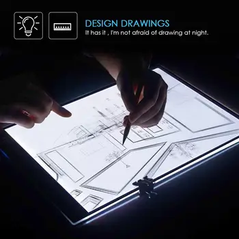 

A4 Copy Table LED Animation lighted Drawing Board Ultra A4 Drawing table Tablet light Pad Sketch Book Blank Canvas Acrylic Water