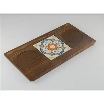 

Turkish Ceramic Coffee Table With Pine Tree