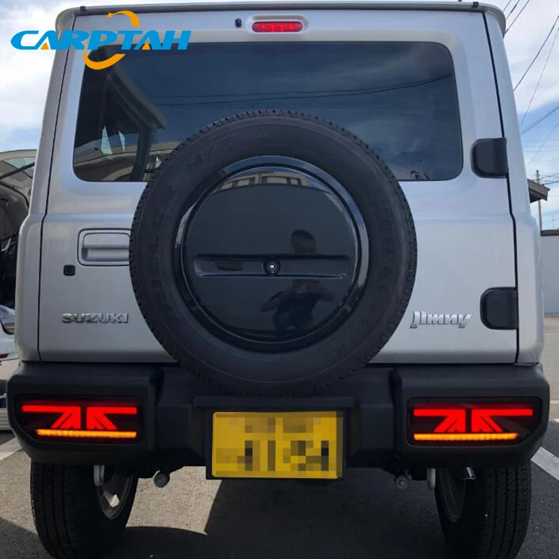 Автомобильный Стайлинг задний фонарь задние фонари для Suzuki Jimny задний фонарь DRL+ Динамический сигнал поворота+ обратный+ светодиодный тормоз