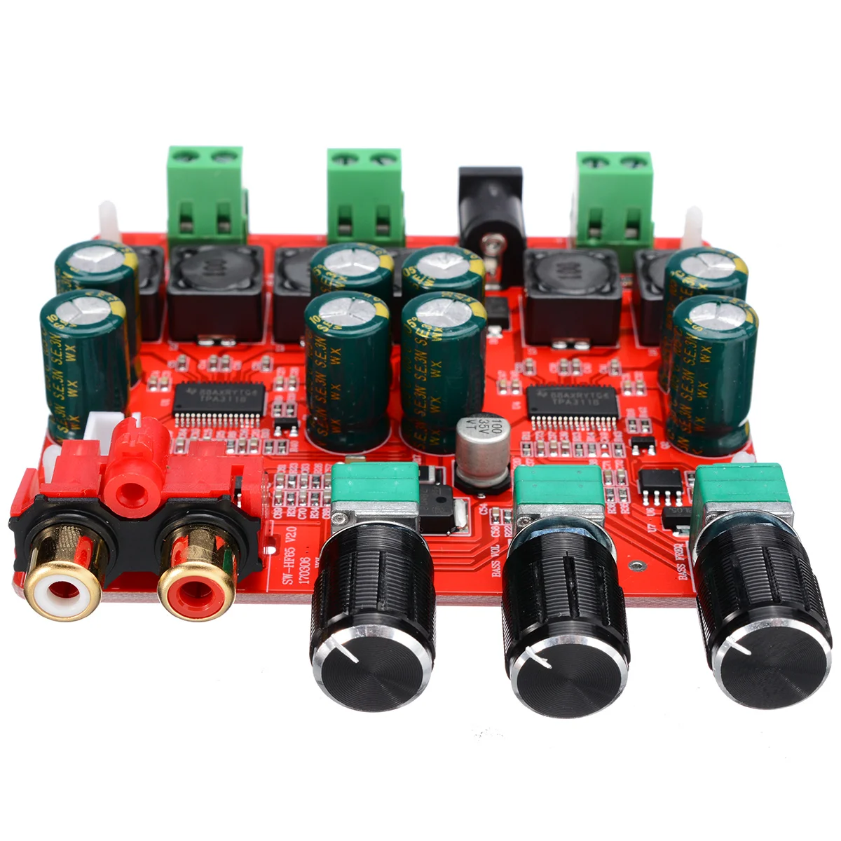 TPA3118 Speaker AMP Board High Power 2.1 Channel Stereo Subwoofer Digital Power Amplifier Board 2x30W+60W TPA3118 Speaker AMP Board High Power 2.1 Channel Stereo Subwoofer Digital Power Amplifier Board 2x30W+60W