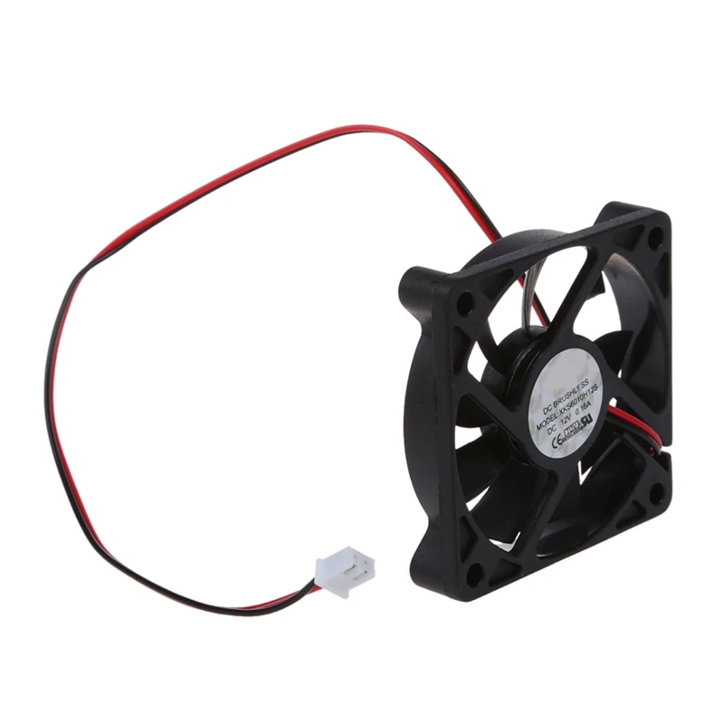 2 шт 5010 DC 12V 2Pin Бесщеточный вентилятор охлаждения 0.1A 50Mm& 0.16A 60Mm