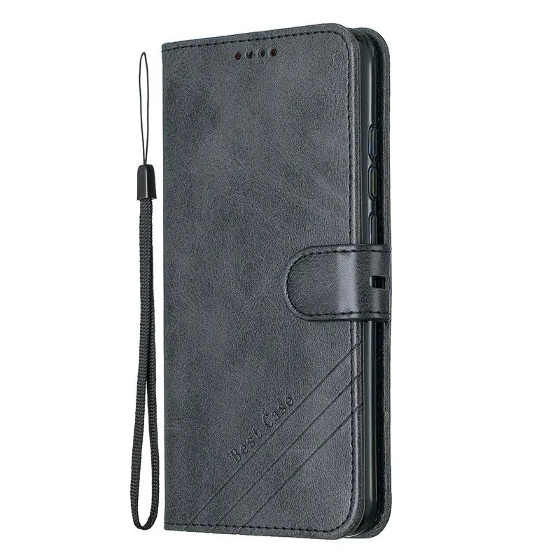 Черный Для Xiaomi Mi A2 Чехол кожаный флип чехол для Coque xiomi Xiaomi Mi A1 A3 lite чехол для телефона Fundas роскошный Магнитный чехол - Цвет: Черный