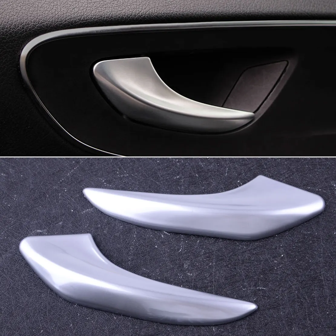 Cubierta para Vito W447 2014-2018 apoyabrazos de la puerta delantera mate ABS 2 unidades