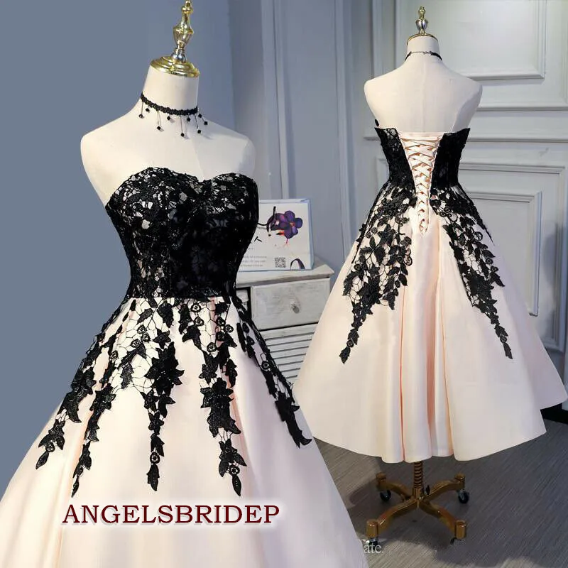 Платье ANGELSBRIDEP для выпускного вечера кружевное платье формальное милое до