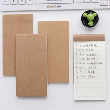 5 sztuk kieszeń Kraft papierowy Notes Do robienia notatek notatnik notatki wiadomość lista rzeczy Do zrobienia lista kontrolna prezent