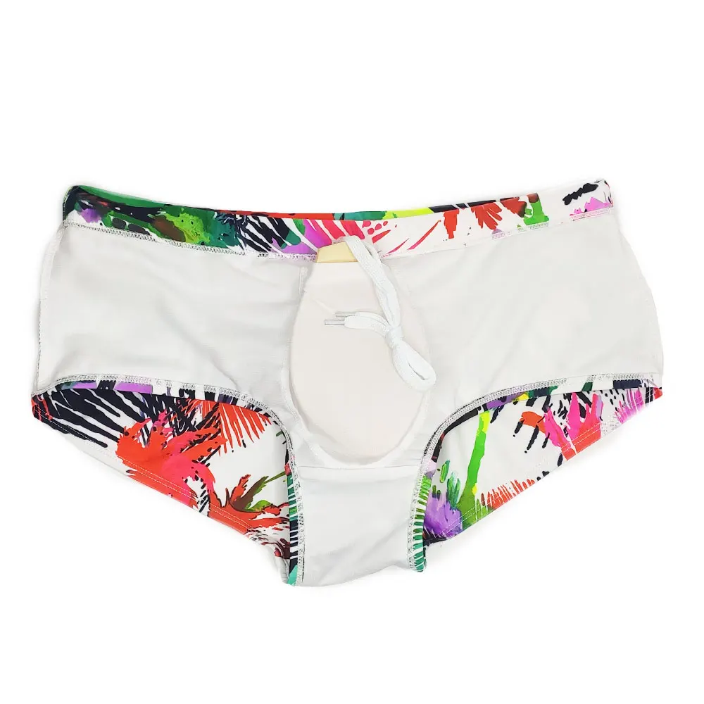 Brand Sexy Men Swimwear Summer Swimsuit Surf Man Swimming Trunks Push-up Beach Low-Waist Camouflage Swim Bathing-Pants surfing