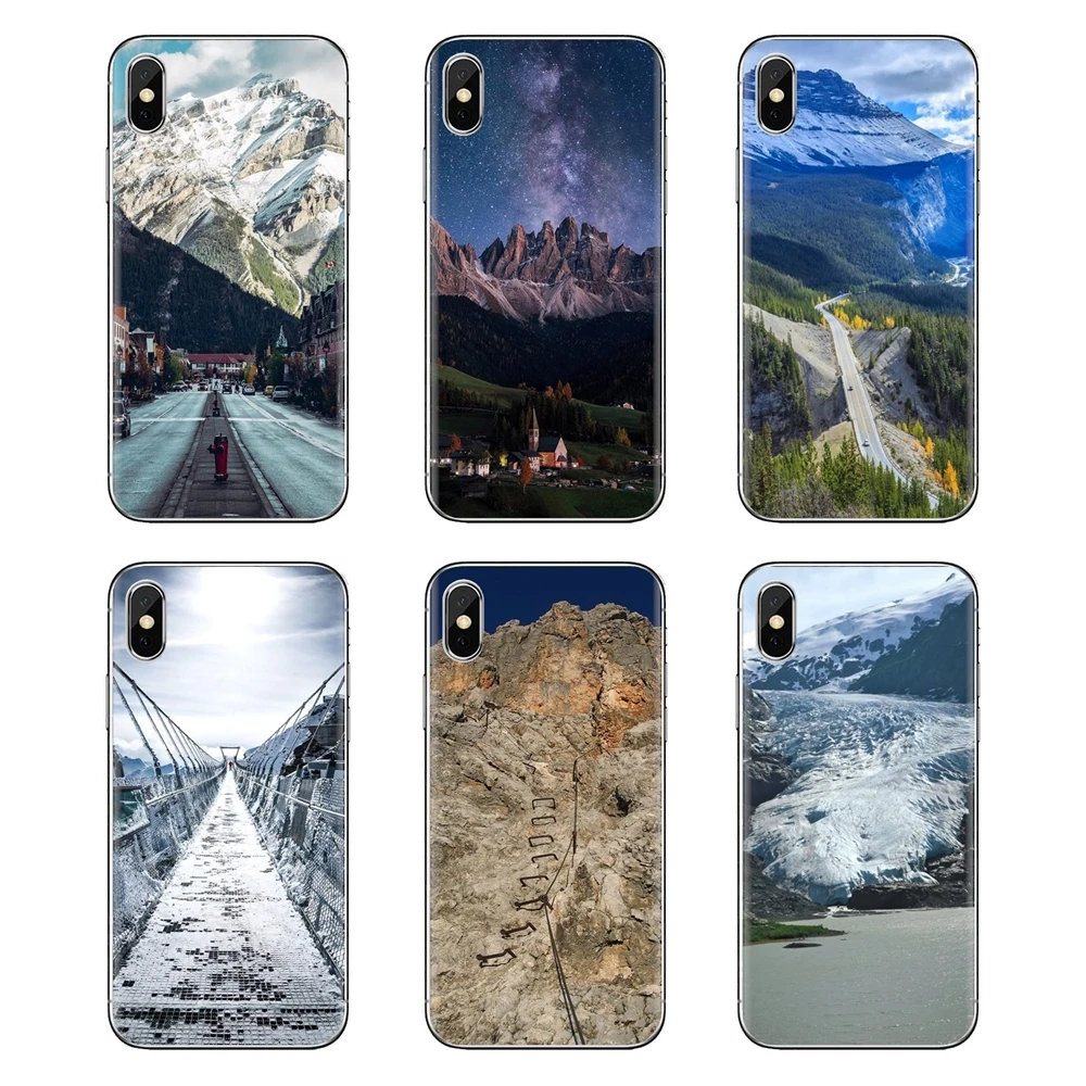 Чехол из ТПУ для samsung Galaxy S2 S3 S4 S5 MINI S6 S7 edge S8 S9 Plus Note 2 3 4 5 8 Coque Fundas Канада Sky Walking at Mt.
