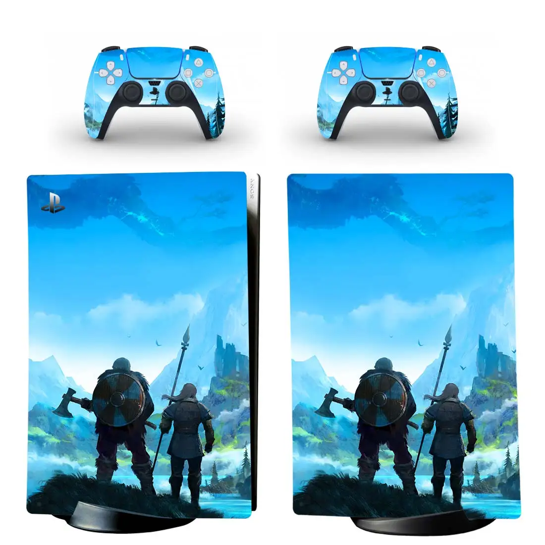 Valheim Ps5 Digital Edition Skin Sticker Decal Cover Per Playstation 5 Console E Controller Ps5 Skin Sticker Vinile