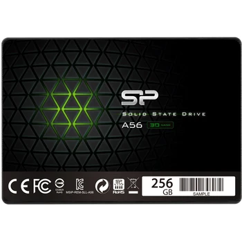 

SSD Silicon Power A56 SP256GBSS3A56B25 SSD, 2.5 ", 256GB, SATA-III, Read: 460 Mb / s, Write: 430 Mb / s, TLC 3D, TRIM, NCQ, ECC