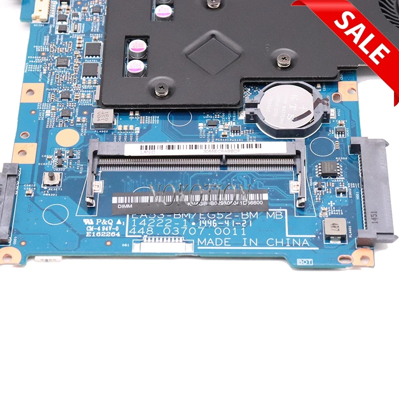 Материнская плата NOKOTION NBMRW11002 NB.MRW11.002 для ноутбука acer Aspire ES1 512 448.03703.0011|motherboard