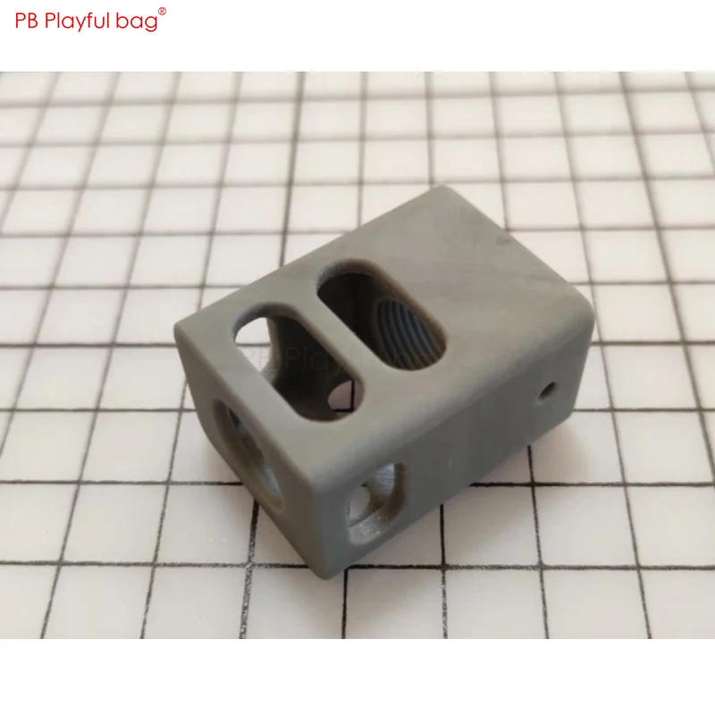 Diy игрушка P1 пламя suppressor пожарная крышка 3D печать свет отверждения модификация высокой точности пули для ружья Аксессуары MD50 - Цвет: P1  14 reverse teeth