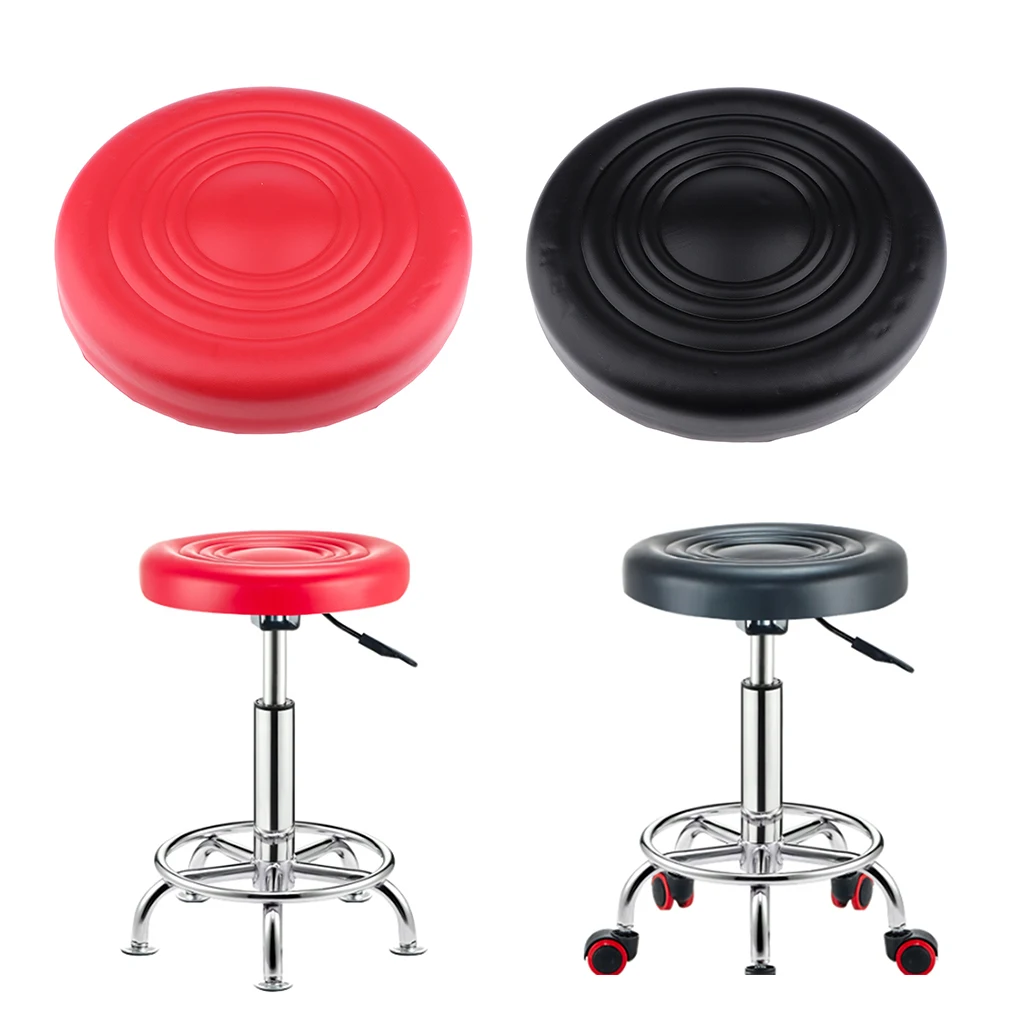 

1 Piece Leather Removable Bar Stool Replacement Cushion Round Standard Chair Seat