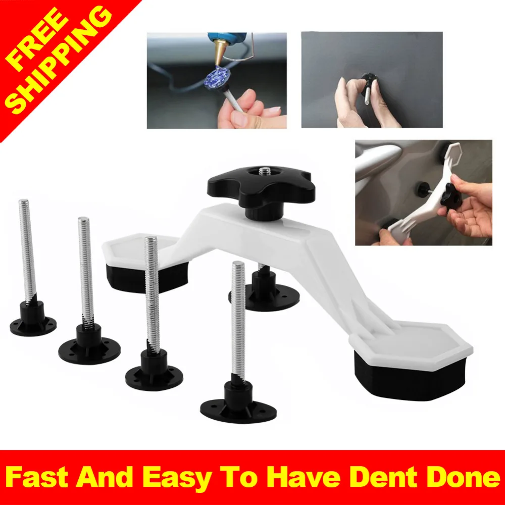 Car Tools Body Paintless Dent Repair set Puller Glue Pulling Tabs down toolkit suction cup pops a dent Bridge Kit Hot |