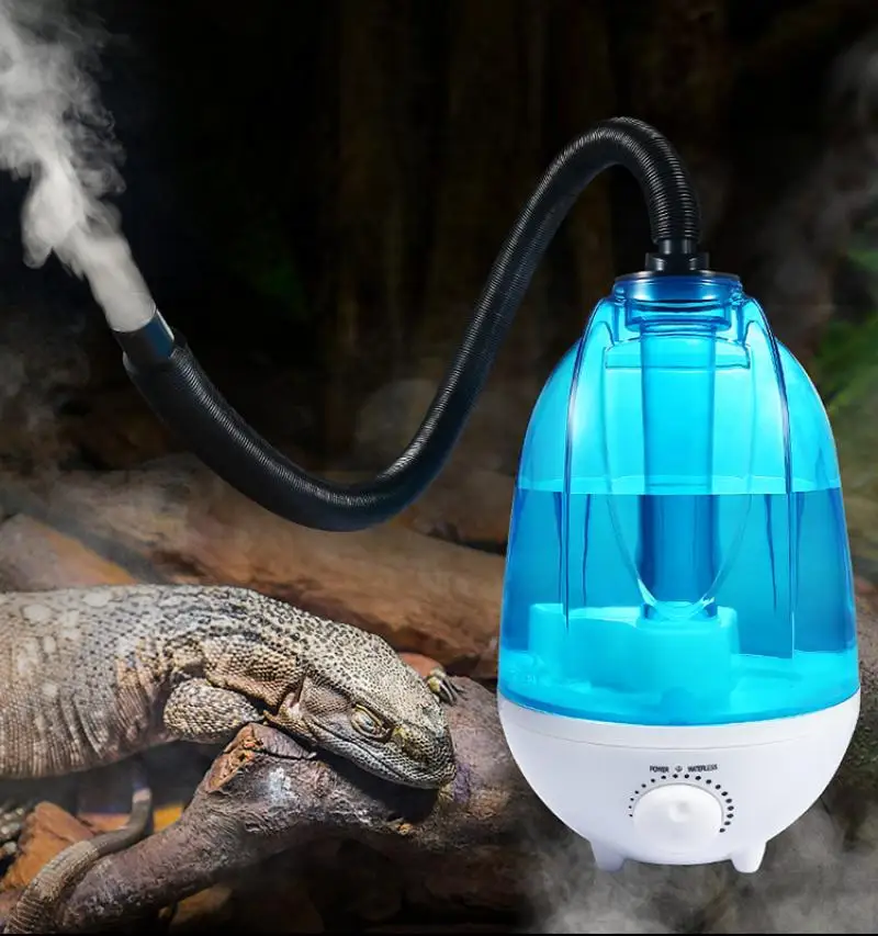 4L Mute Mist Making Machine Reptile Air Aroma Ultrasonic Diffuser Water Mist Dispenser for Reptiles Amphibians Reptile Humidifier 