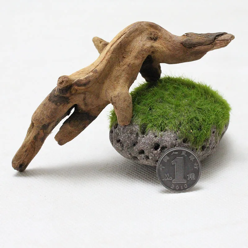 Fish tank ornaments Fish tank decorations Aquarium ornaments Mini landscape ornaments Natural Aquarium Sinkable Driftwood Fish Tank Decoration Wood Aquatic Plants Landscape