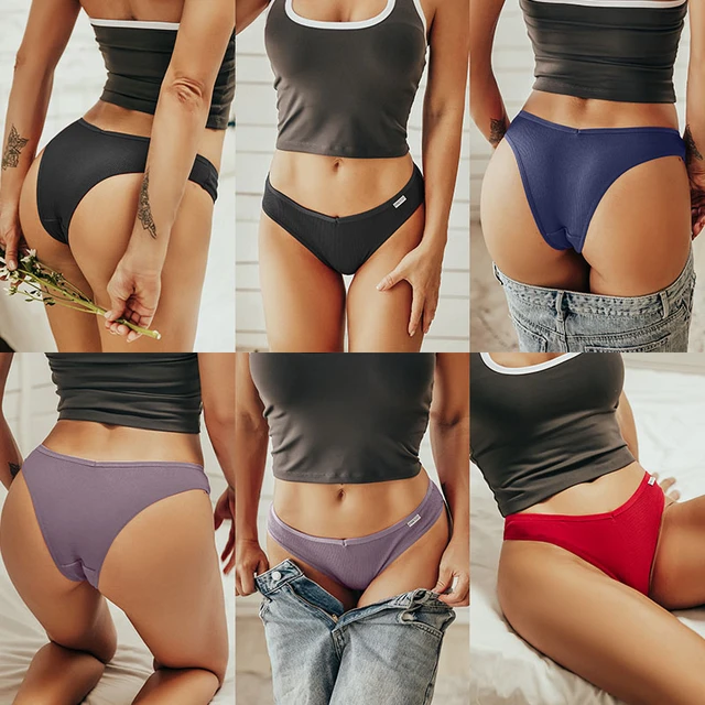 3Pcs/set Women Cotton Panties Female Mesh Underpants Solid Color Bikini Briefs  Underwear Ladies Sexy Panty Girls Lingerie - AliExpress