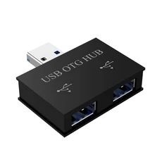 Мини USB 3,0 концентратор 2 usb порта Высокоскоростной концентратор разветвитель коробка для ноутбука ПК U диск кард-ридер мобильный телефон концентратор использования# N