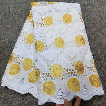 

african dry lace fabrics high quality cotton lace hot sale swiss voile lace in switzerland dubai fabric african fabrics 5yards