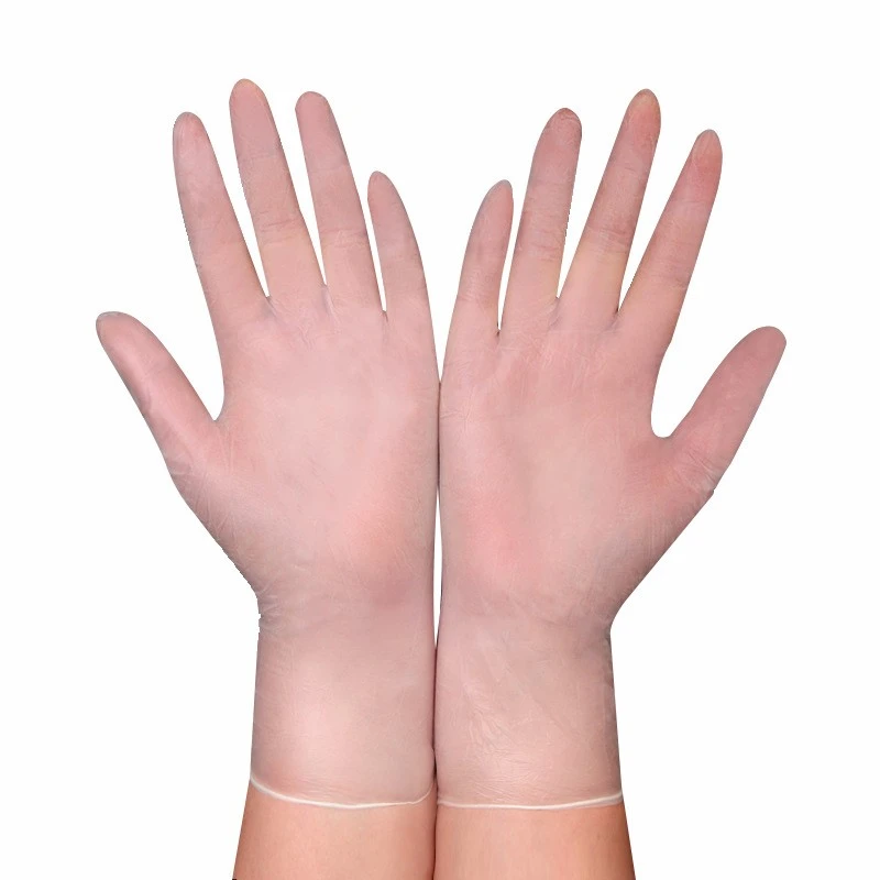 transparent latex gloves