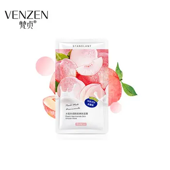 

Peach Niacinamide Sleeping Mask Shrink Pore Brush Mask Moisturizing Disposable Mask Improve roughness and brighten skin tone