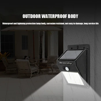 

1Pcs 20/30 LEDs Solar Light PIR Motion Sensor Solar Garden Light Outdoor Lighting Energy Saving Street Path Lamp Dropship