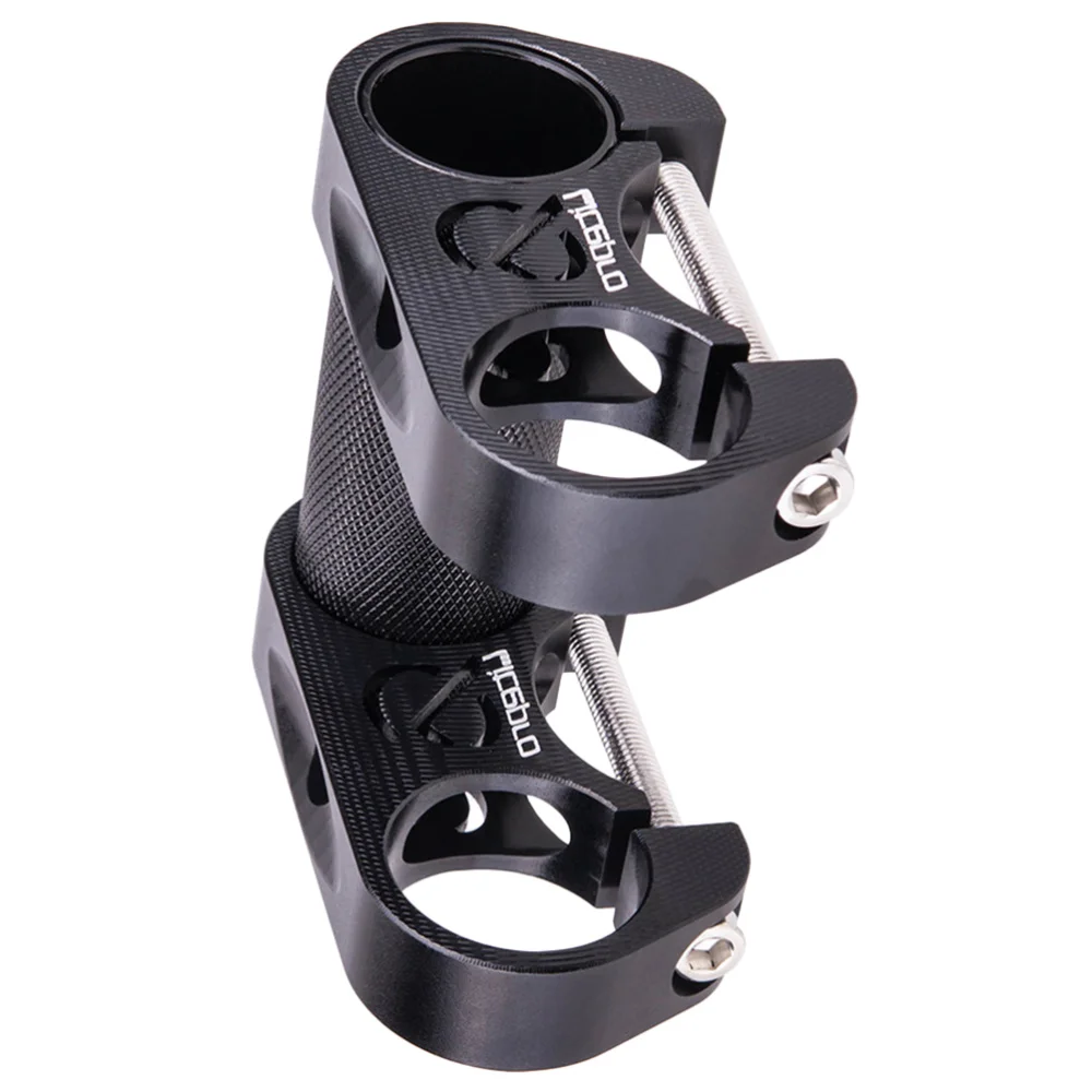 1 Set Bicycle Stem Folding Bike Double Riser Bicyle Handlebar Ultralight Accessories Modified | Спорт и развлечения