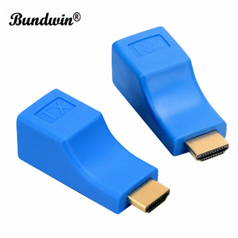 1 пара HDMI удлинитель 4K 4 30 м для RJ45 по Cat 5e/6 сетевой Ethernet адаптер LAN HDTV