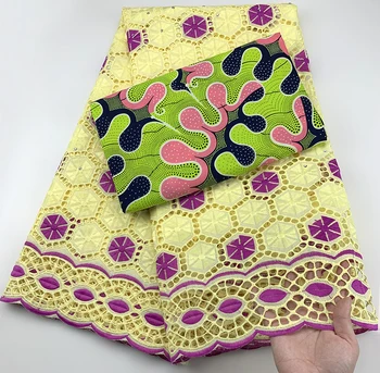 

swiss voile lace african fabric swiss lace fabric dubai lace 2.5+3yards cotton fabric ankara african wax print fabric CC-A45