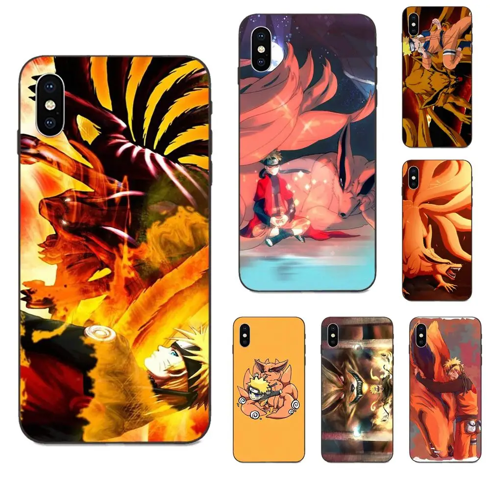 

For Xiaomi Redmi Note 3 3S 4 4A 4X 5 5A 6 6A 7 7A K20 Plus Pro S2 Y2 Y3 Soft TPU Cases Skin Nine Tailed Demon Fox Naruto