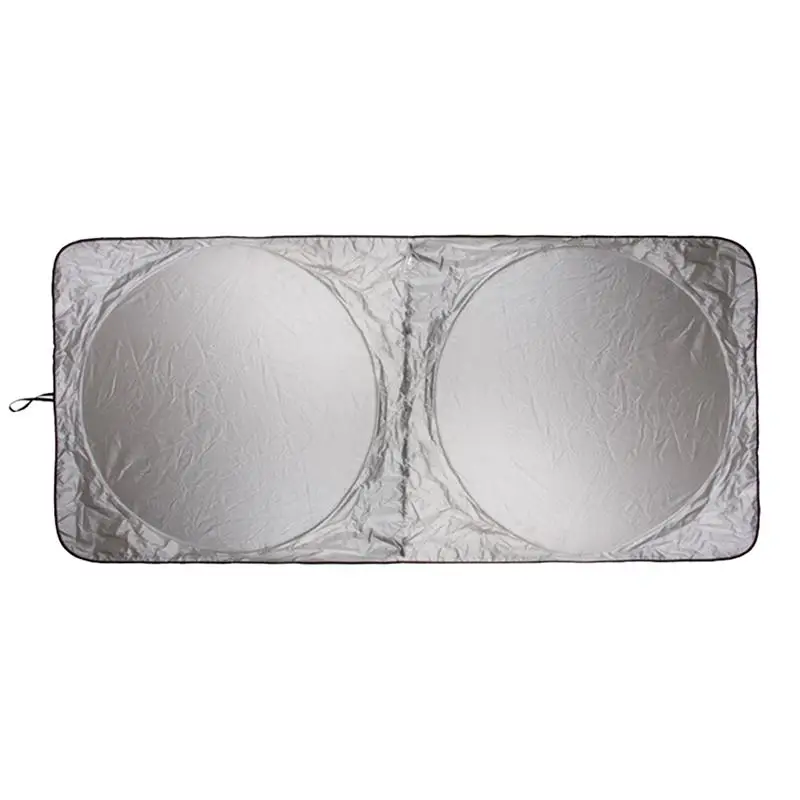 190*90cm Car Sunshade Solar Reflective Silver Windowshield Sun Shade UV Rays Block Protector Front Window Cover protector | Автомобили и