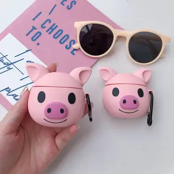 

pig silicone case For huawei Freebuds 3 Case cute whale cartoon /dog animal wireless Earphone Cover coque for huawei Freebuds 3
