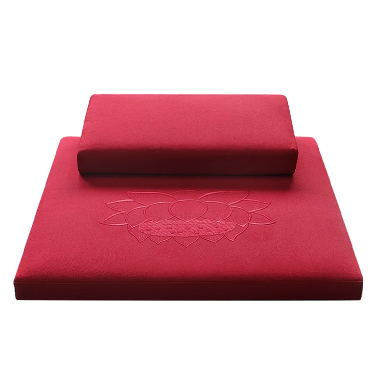 Deluxe Zafu и Забутон комплект из 2 частей Йога/подушки для медитации квадратный 60/70/80