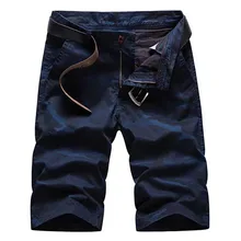 Летние модные камуфляжные шорты Карго, мужские военные повседневные шорты, Свободные мешковатые пляжные шорты, мужская одежда