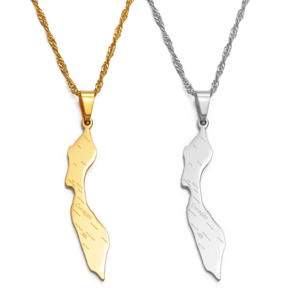 Kaart Hanger - Ketting voor Vrouwen (Zilver) by Talisa