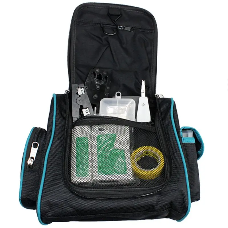 

Hardware Machinist Toolkit Handbag Waterproof Oxford Cloth Multi Zipper Organize Pockets Storage Pouch Portable Electrician