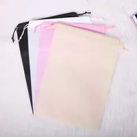 20 pieces  Non woven fabric drawstring Large Non-woven Dust cover Drawstring Packaging Bags,Shoe or Clothing  accept print logo 2