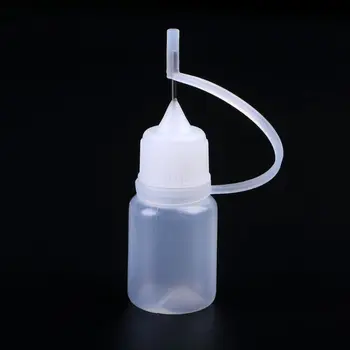 

1PC 10-50ml Empty Plastic Needle Tip Childproof Cap Dropper Liquid Juice Bottles