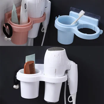 

Bathroom Multi-functional Racks Toilet-free Perforated Hair Dryer Storage Racks Air Tube Racks Electric Wind Blowing Shelves