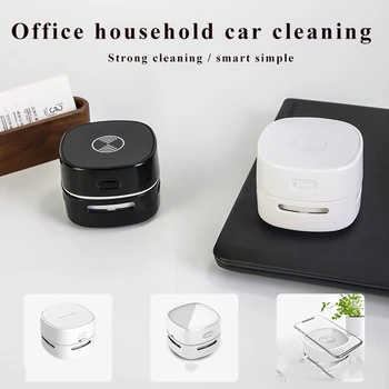 Wireless Charging Vacuum Cleaner Office Desk Dust Home Table Sweeper Vacuum Cleaner For Car Home Computer Sweeper Christmas gift 2