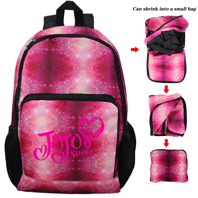photo colour Дети Jojo Siwa рюкзак для девочек школьная сумка супер звезда школьный персональный книга сумки печать mochila большой емкости Bolsa - Цвет: photo colour