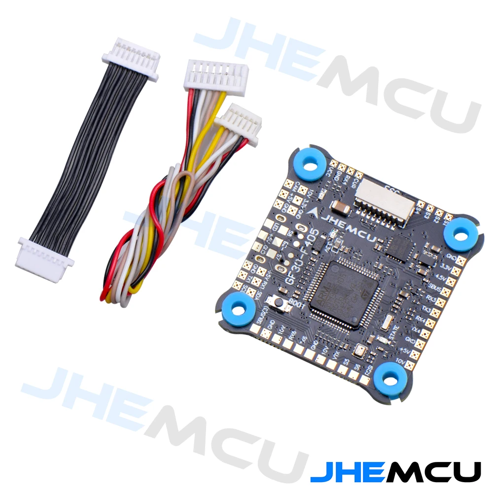 

JHEMCU GF30-F405 MPU6000 5V 10V BEC OSD Baro 16MB BlackBox 3-8S F405 Flight Controller 30.5X30.5mm for FPV Freestyle Drones
