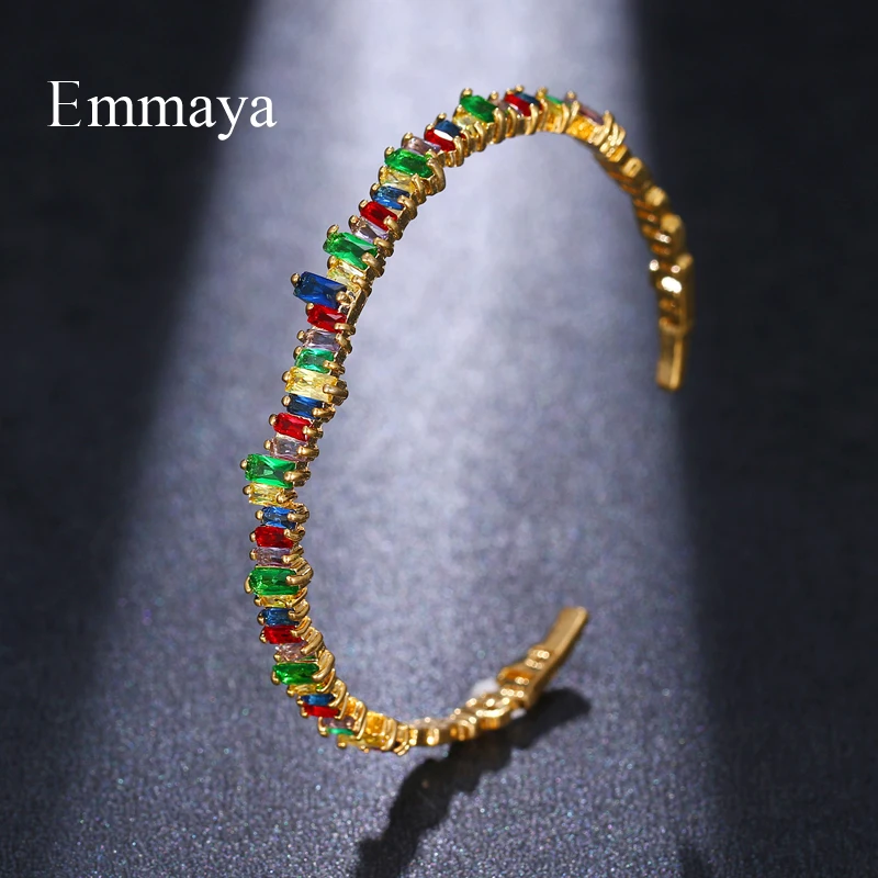 Современный дизайн EMMAYA для женщин регулируемый браслет с асимметричным