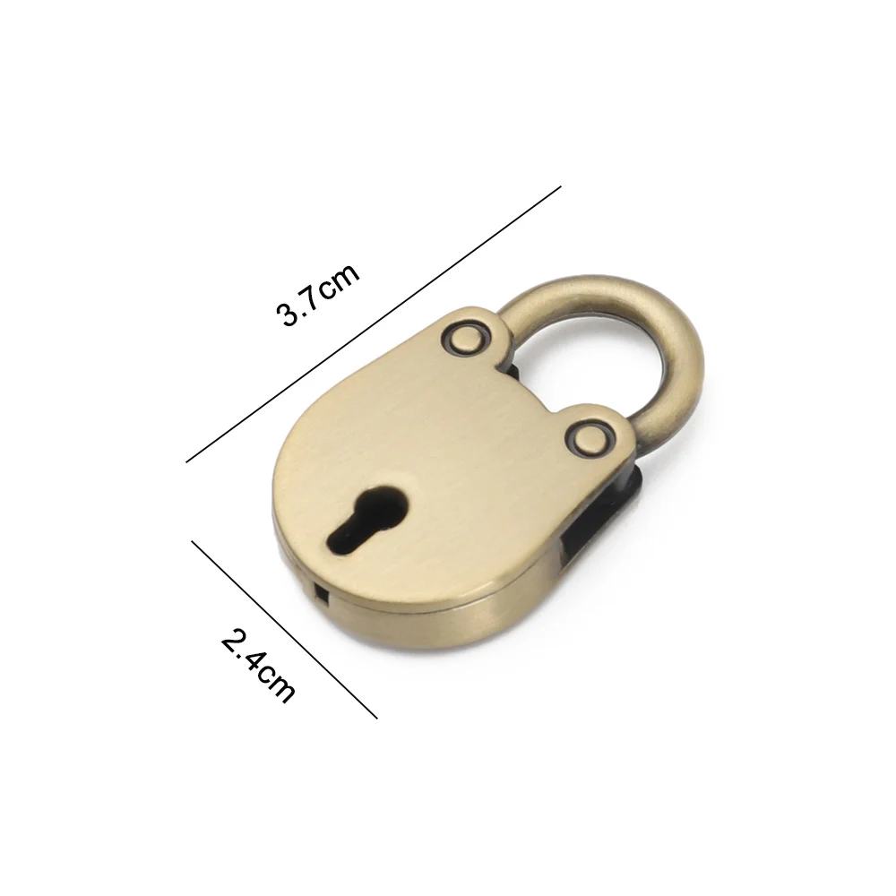 1 шт. Металлический Мини замок маленький открытый чехол для ключей багажа с