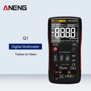 

ANENG Q1 Digital Multimeter 9999 Analog Tester True RMS Professional Multi-Function Transistor Capacitor NCV Temperature Tester